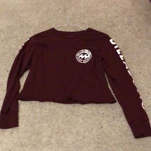 billabong red long sleeve !!